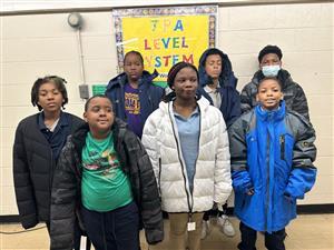  Students Received a Winter Coat
